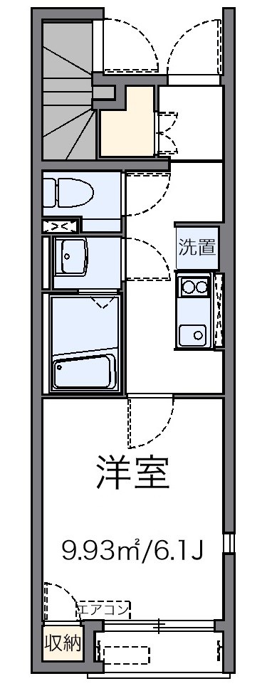 フローラ荻窪 101号室 間取り