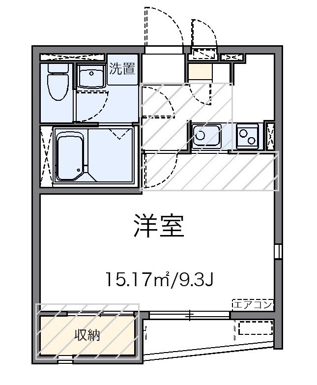 フローラ片倉 間取り