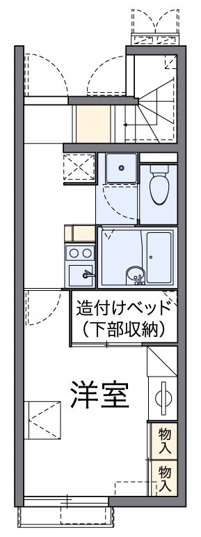 日向坂 106号室 間取り