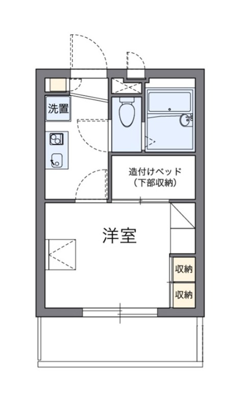 クワトロ 401号室 間取り