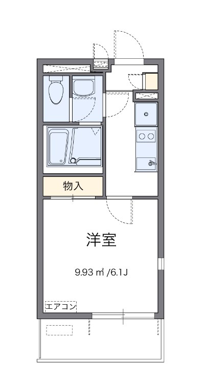 ＮＩＳＨＩＧＡＩⅢ 108号室 間取り