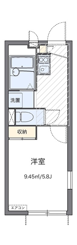 経堂  204号室 間取り