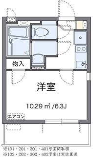 Lagoon 302号室 間取り