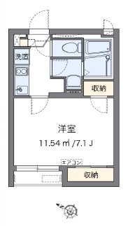 レーヴ　かえで  202号室 間取り