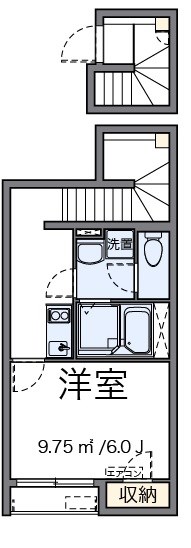 203号室 間取り