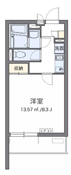 リヴェール 303号室 間取り