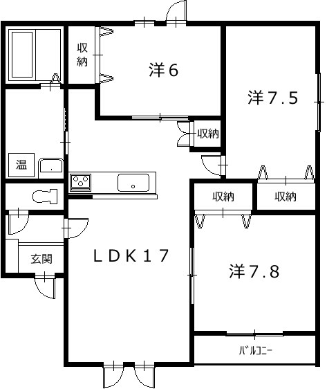 アシュトンⅢ 間取り