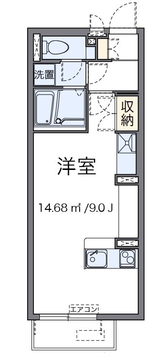 NOWA 201号室 間取り