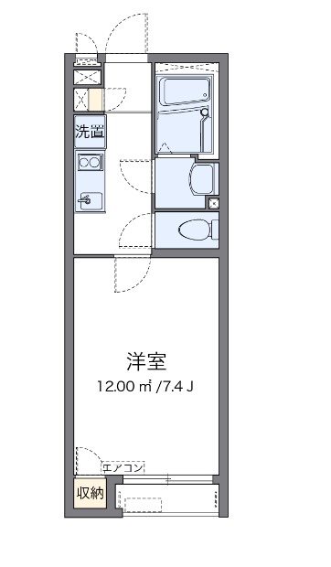 ＦＲＥＥＳＩＡ 202号室 間取り