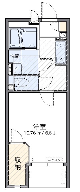 オリーブハウスⅦ 204号室 間取り