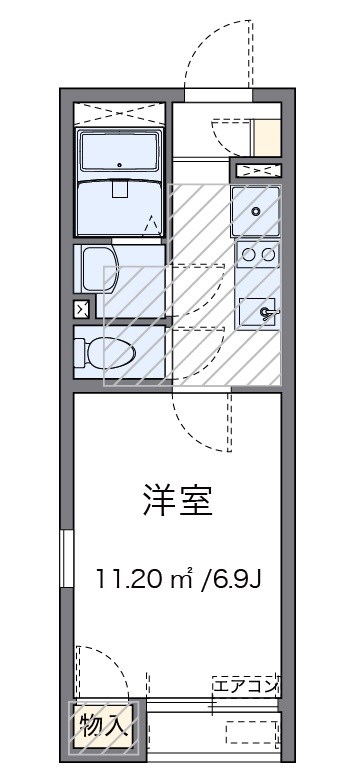 フォレスト壱番館 106号室 間取り