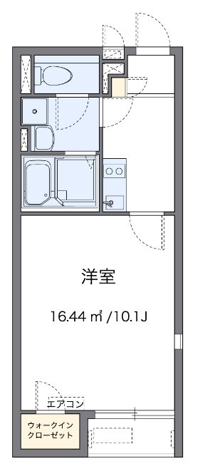 Ryu 205号室 間取り