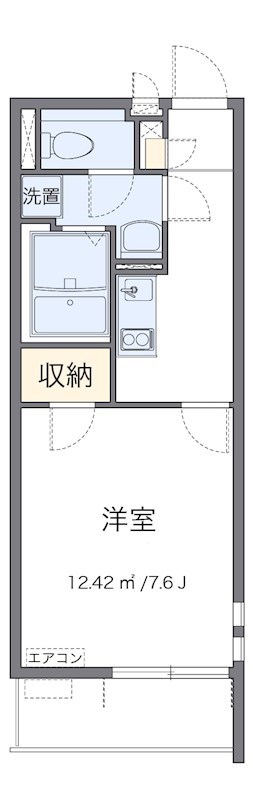 氷川の杜 302号室 間取り