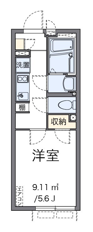 カサ　リリオⅢ 303号室 間取り