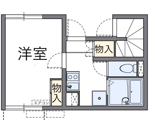 ウインド 102号室 間取り