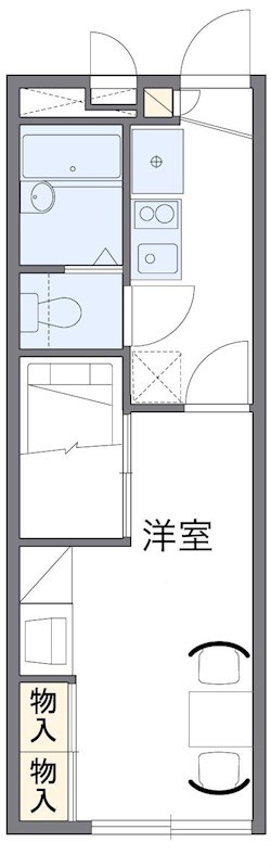 プルケリマ 102号室 間取り