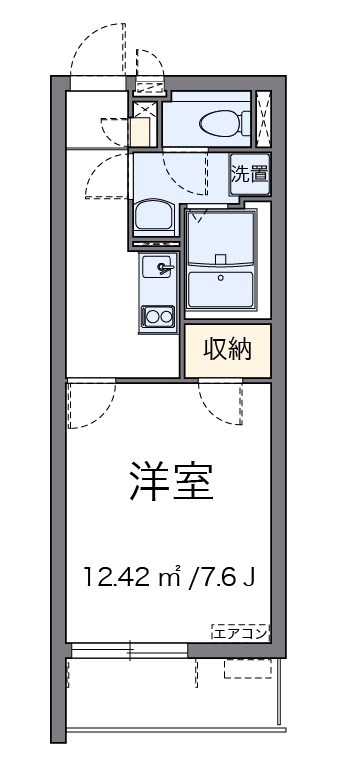 NSⅡ 305号室 間取り