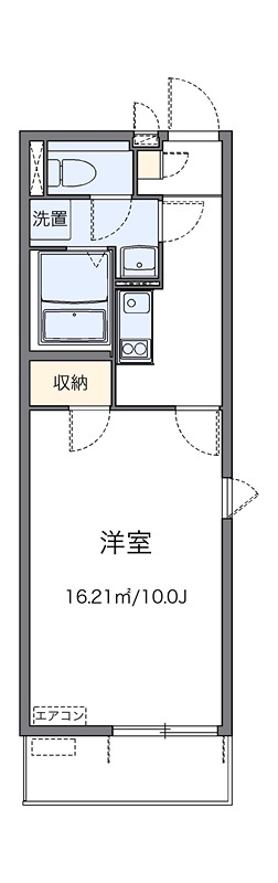 ＳＡＫＵＲＡ 204号室 間取り