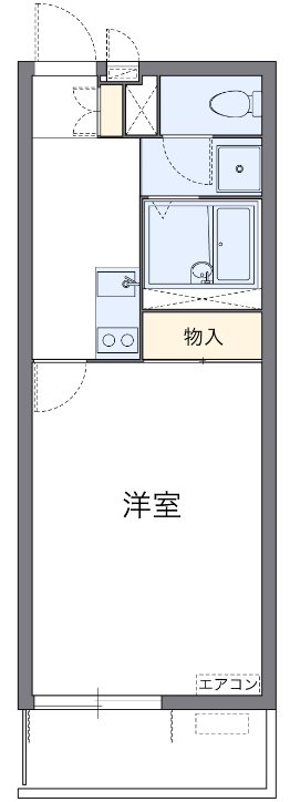 ルナ　ルミエール与野 205号室 間取り