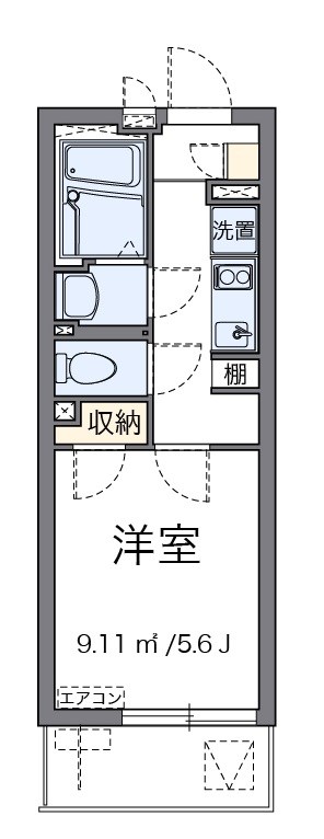 FOREVER 101号室 間取り