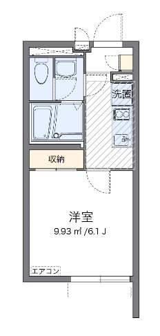フェリス東四つ木 302号室 間取り