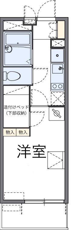 南部 304号室 間取り