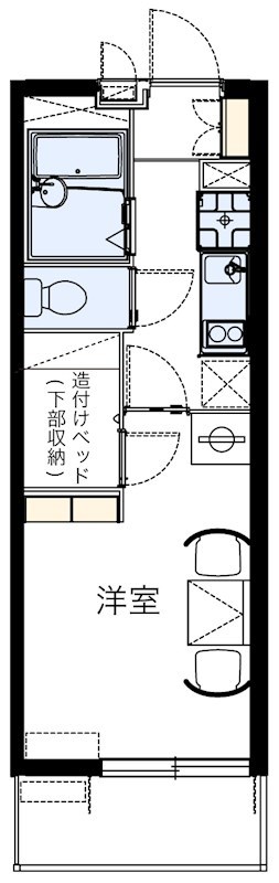 ブランドール　Ｈ 306号室 間取り