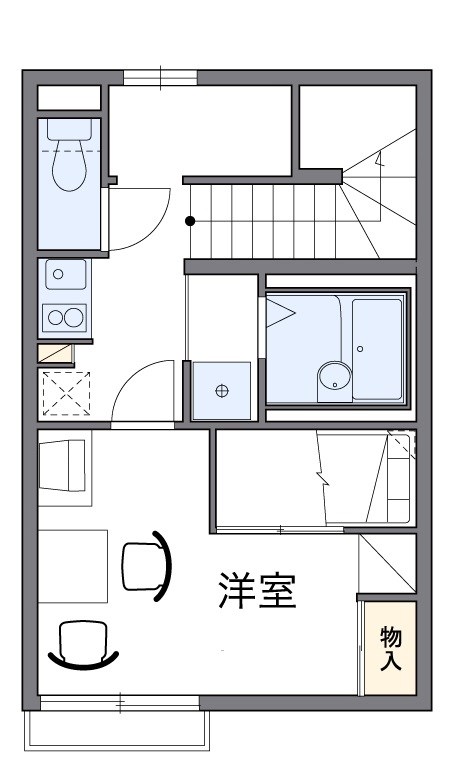 エクレール 203号室 間取り