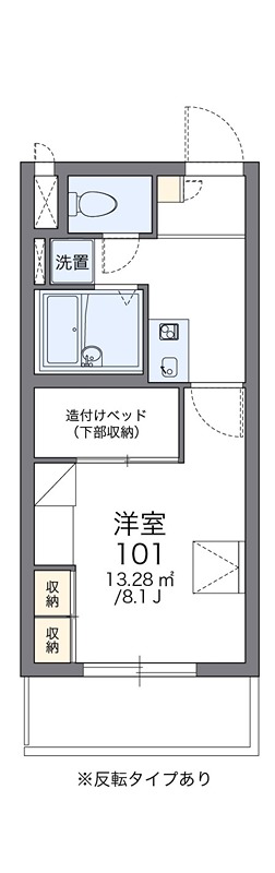 ＡＳ　６１ 304号室 間取り