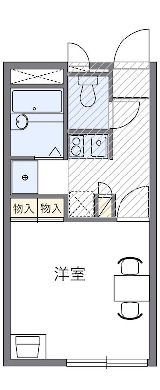 はとがや 202号室 間取り