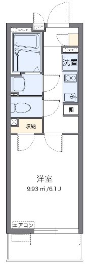 立川ピュアコート 303号室 間取り