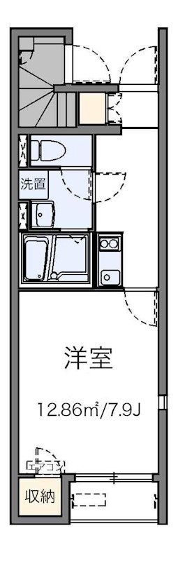 ロング 101号室 間取り