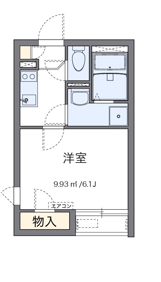 バルーンモーリー 202号室 間取り