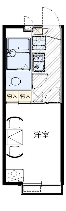 Ｋ＆Ｈ 203号室 間取り