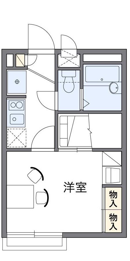デュオ　Ｋ＆Ｉ 101号室 間取り