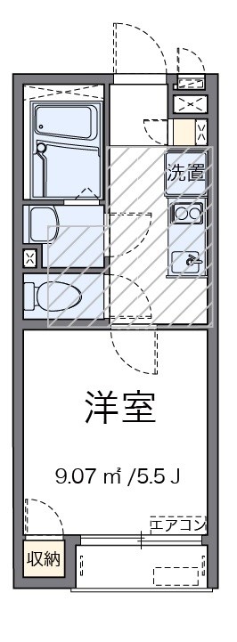 グランデ上大岡 204号室 間取り