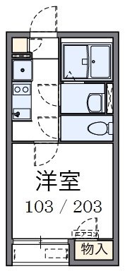 百合Ⅱ 間取り図