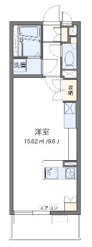 レーヴ 302号室 間取り