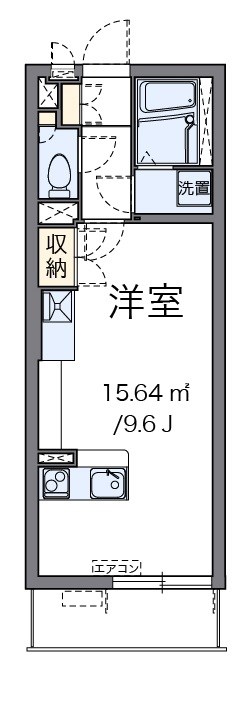 パークヒルズ妙蓮寺 303号室 間取り