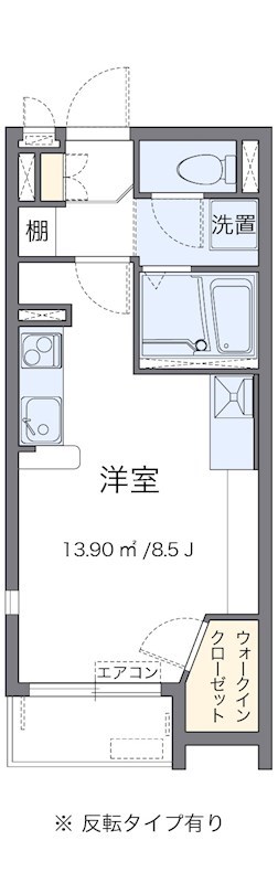 トミーハイム 104号室 間取り