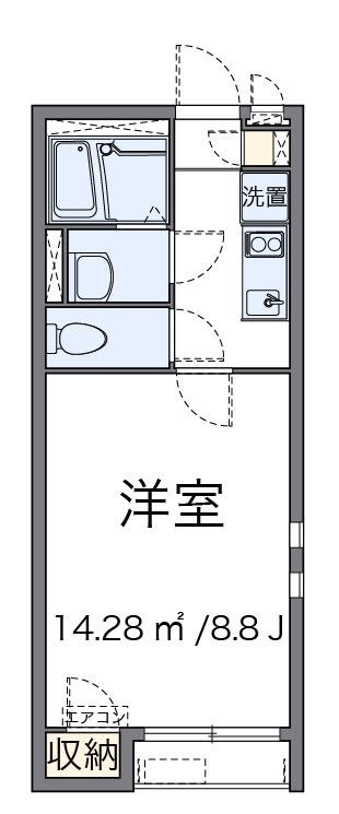 リヒトハイム 205号室 間取り