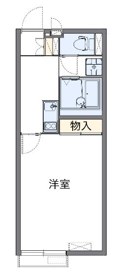 セレーネ 106号室 間取り