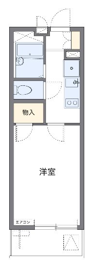 桜 406号室 間取り