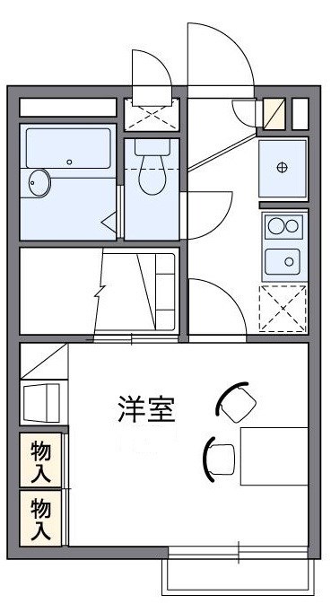 エミナⅡ 102号室 間取り