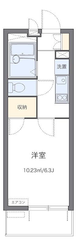 アンドゥドゥ 206号室 間取り