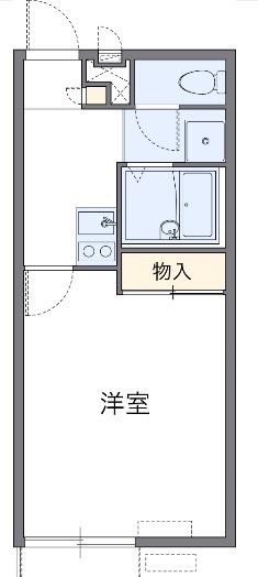 シャルマン 206号室 間取り