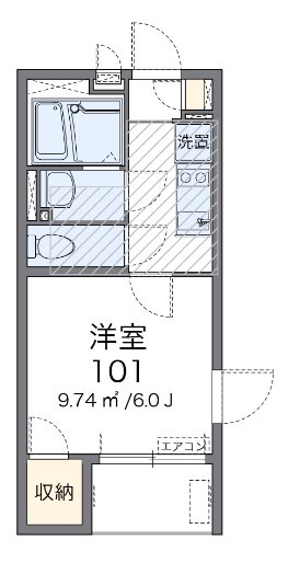 エスペランサ扇大橋 303号室 間取り