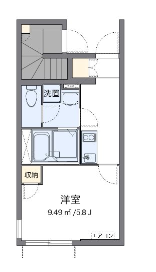 EVER西落合 間取り図