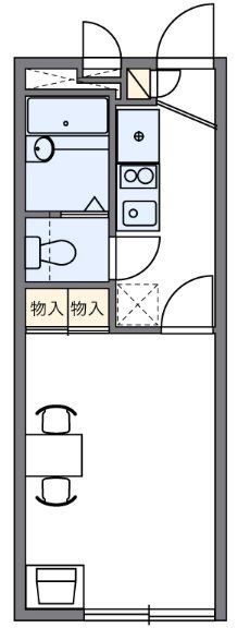 206号室 間取り