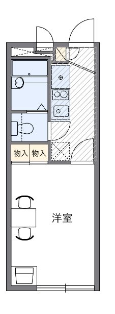 クレマチスB 101号室 間取り